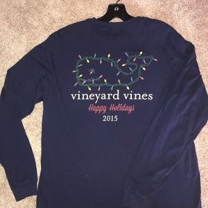 Vineyard Vines Long Sleeve Pocket Tee